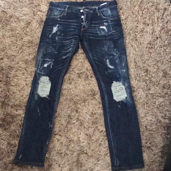 size 46 ripped jeans